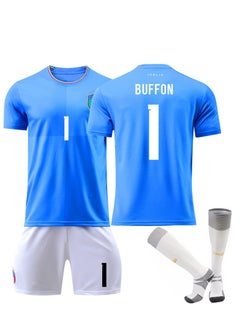 3-piece Italy No.1 football jersey set