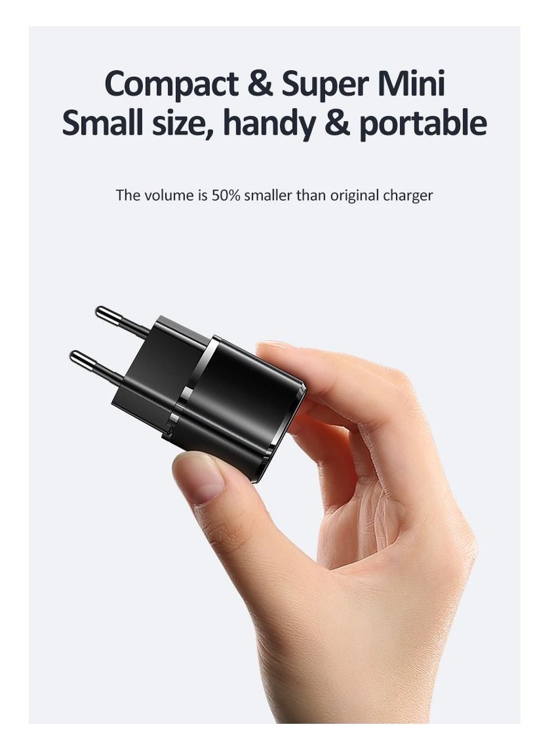 Usams 20W Single Port Mini PD Fast Charger (EU) - Image 3