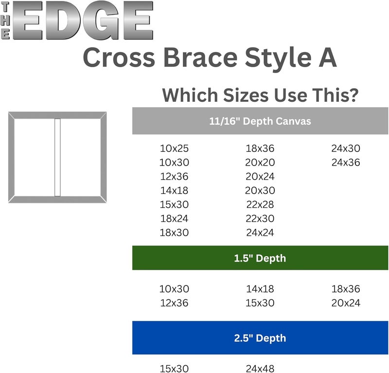Creative Mark The Edge Deluxe Cotton 1-1/2" Deep Stretched Canvas for Painting, 14x18 Pack of 3, 14oz. Primed Weight, Universal Archival Priming, Medium Tooth, Hand-Stretched Canvas for Painters - Image 3