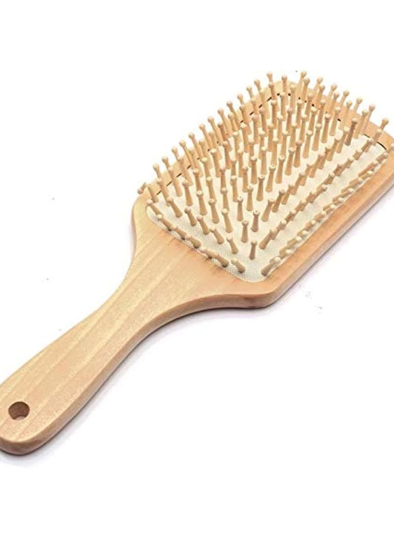 ORiTi ORiTi 1Pc Wooden Hair Vent Paddle Brush Hair Keratin Care Spa Massage Antistatic Comb Styling Brushes Tools - Image 1