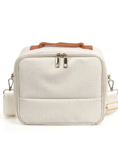 O Ozone Universal Portable Camera Case for Fujifilm Instax Mini 12/11/99/9/EVO/40/90/Link2/DSLR Cameras Protective Camera Bag with Shoulder Strap- Beige 