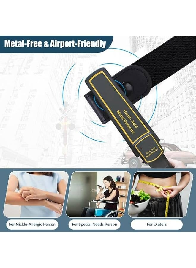 4 Pack No Buckle Invisible Stretch Belt Buckle-Free Elastic Belt for Women and Men - Image 4