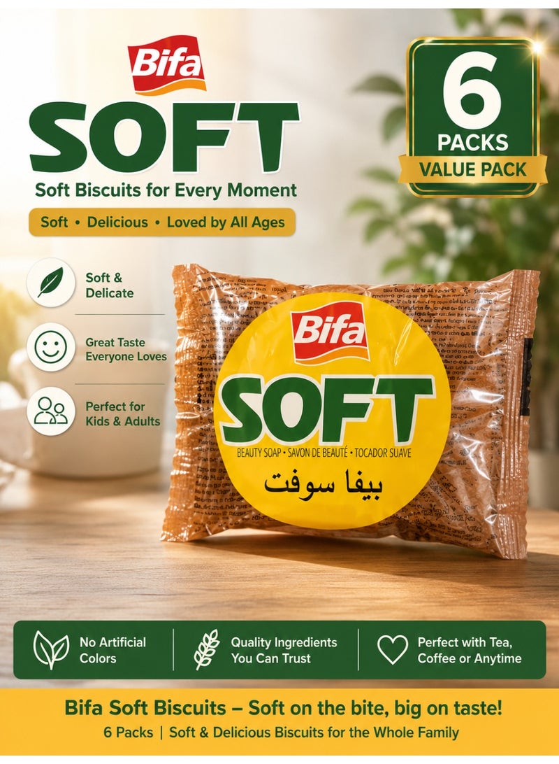 Bifa Soft Biscuits – Pack of 6 | Soft & Delicious Snack Biscuits for All Ages - Image 2