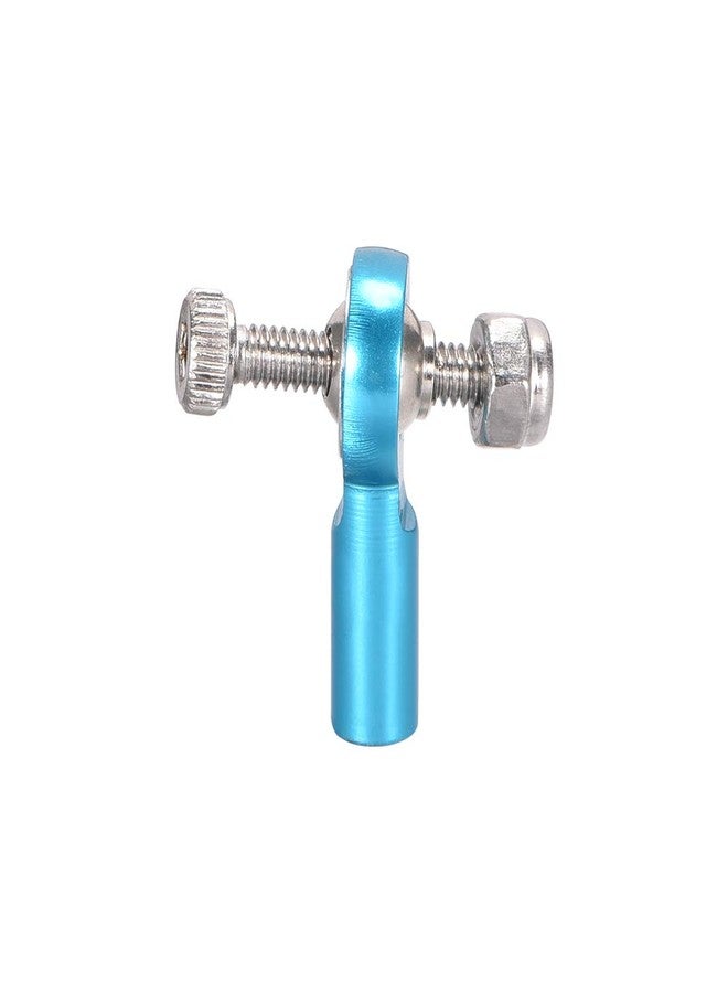uxcell 4 PCS M2/2mm 15mm Linkage Rod End Tie Rod End Ball Head Joint Adapter Blue for RC Crawler Boat - Image 3
