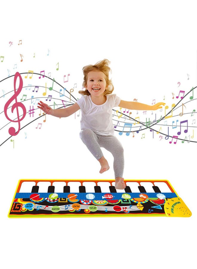 Sharpdo Sharpdo Kids Musical Mats, with 25-Sounds, Musical Toys, Toddler Music Piano Keyboard Mat Carpet, Animal Blanket Touch Playmat, Birthday Gift Toys for Baby Girls Boys (1 to 5 Years Old) 110*36cm  - Image 2