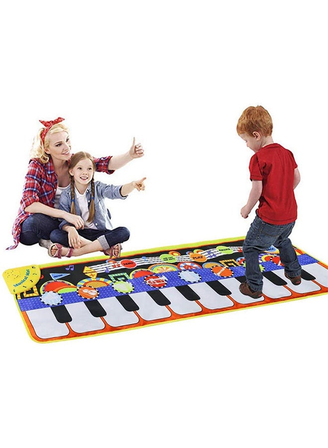 Sharpdo Sharpdo Kids Musical Mats, with 25-Sounds, Musical Toys, Toddler Music Piano Keyboard Mat Carpet, Animal Blanket Touch Playmat, Birthday Gift Toys for Baby Girls Boys (1 to 5 Years Old) 110*36cm  - Image 4