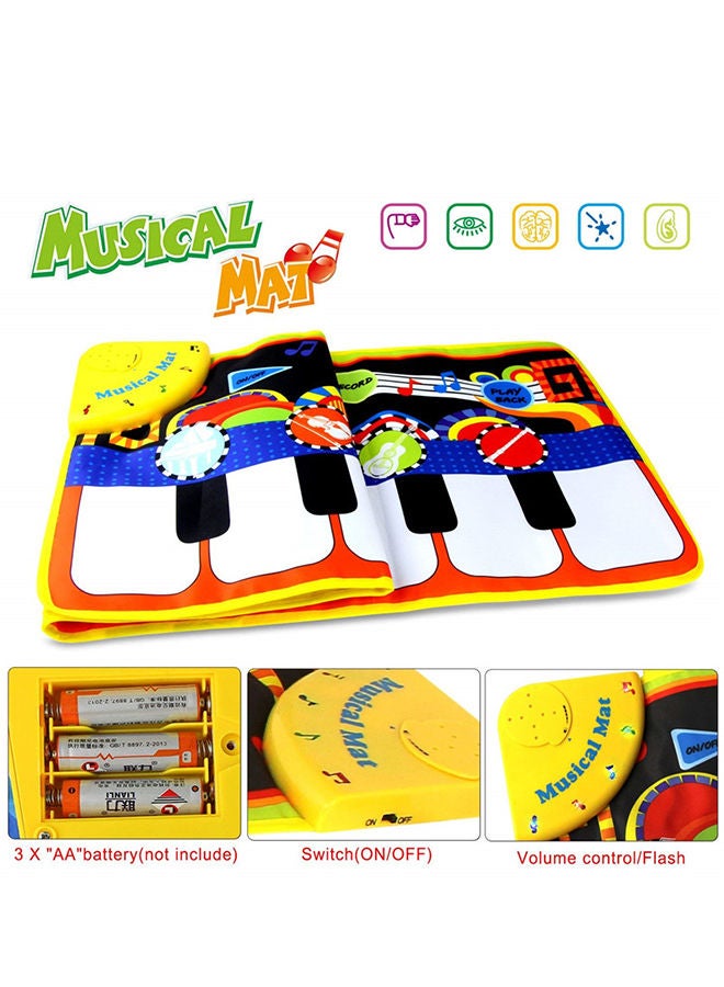 Sharpdo Sharpdo Kids Musical Mats, with 25-Sounds, Musical Toys, Toddler Music Piano Keyboard Mat Carpet, Animal Blanket Touch Playmat, Birthday Gift Toys for Baby Girls Boys (1 to 5 Years Old) 110*36cm  - Image 3