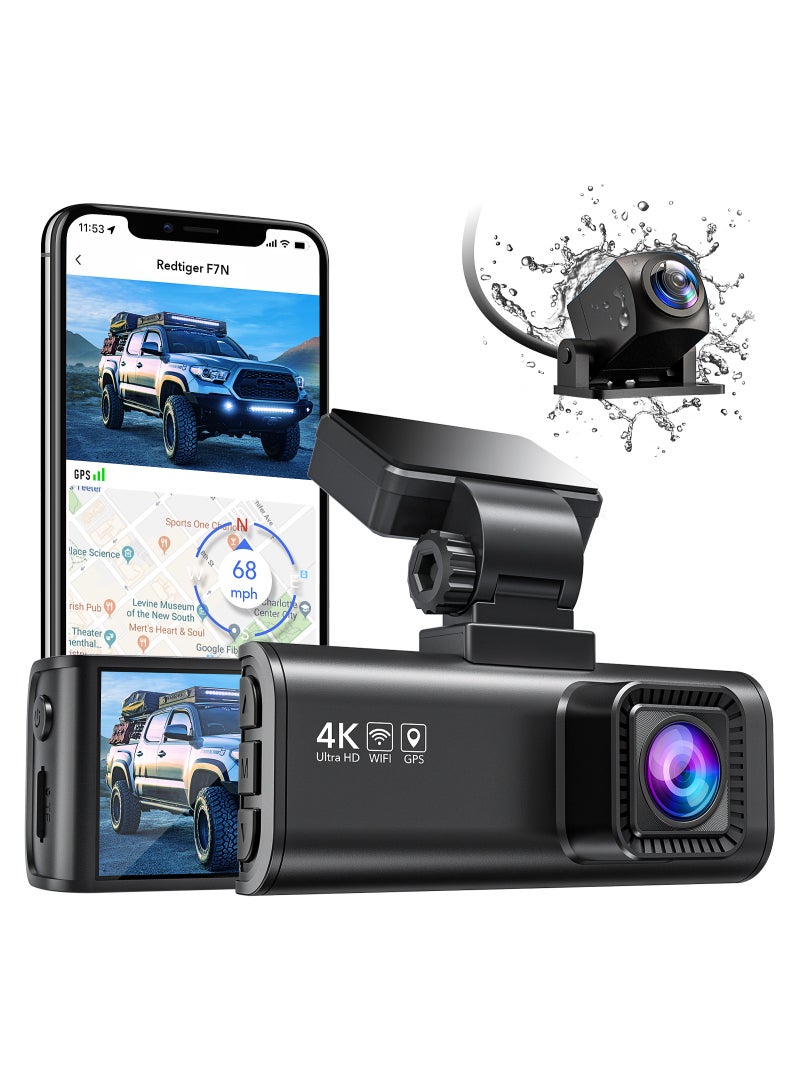 RedTiger F7N 4K Dash Cam with 1080P Rear Camera - Image 4