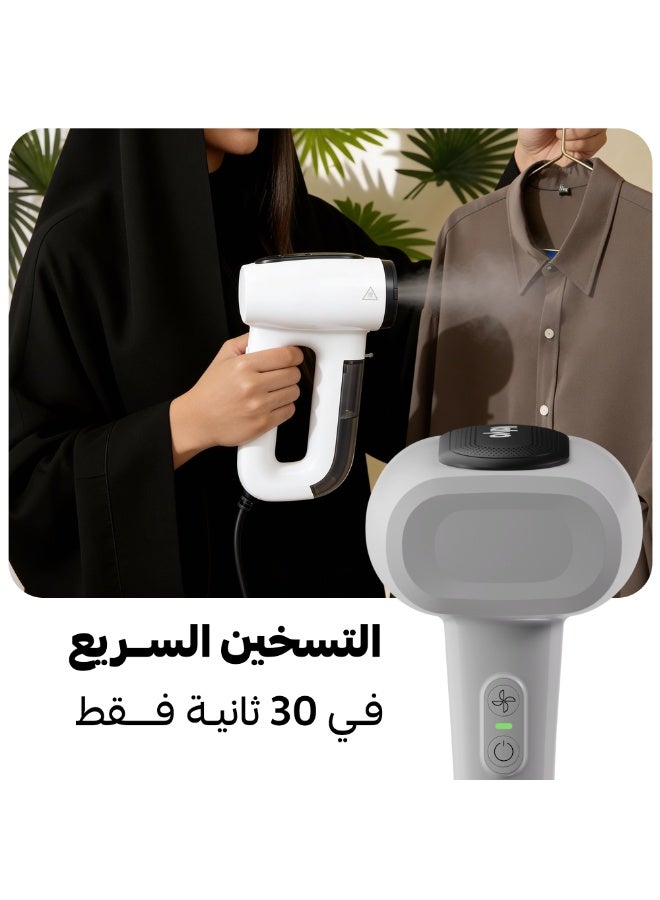 Valyo Handheld Vacuum Clothes Steamer  Suction AirIron Technology 95ml Tank Fast Dry Steam - Image 5