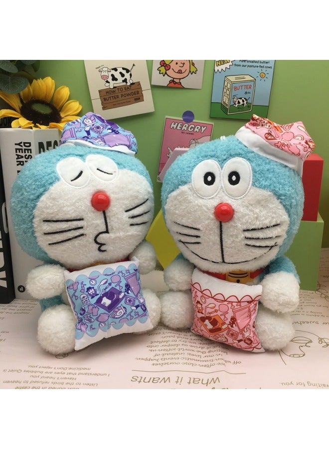 Doraemon 8 بوصة دمية آلة ألعاب من القطيفة مجموعة صغيرة من Ins Cute Expression Bag لعبة فيديو ألعاب هدايا المدينة - المواصفات: الطراز 53، اطلب بمضاعفات 12 لكل عبوة - اللون: حوالي 20 سم، يرجى الطلب بمضاعفات 12 لنمط واحد - Image 2