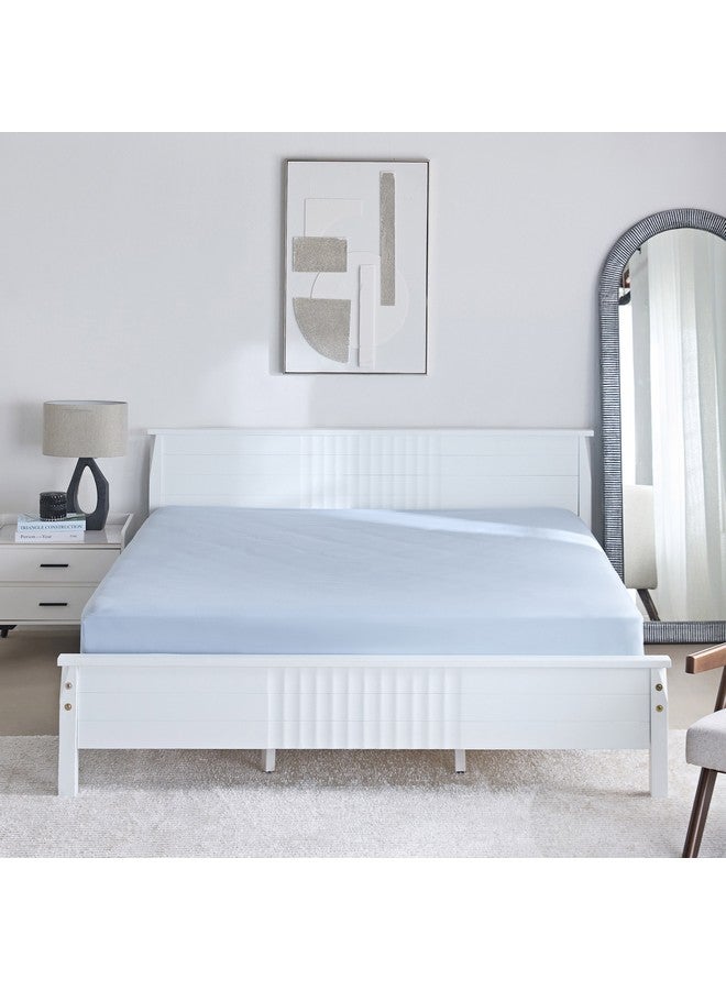 Home Box Bristol Polycotton King Fitted Sheet 200 x 25 x 180 cm - Image 1