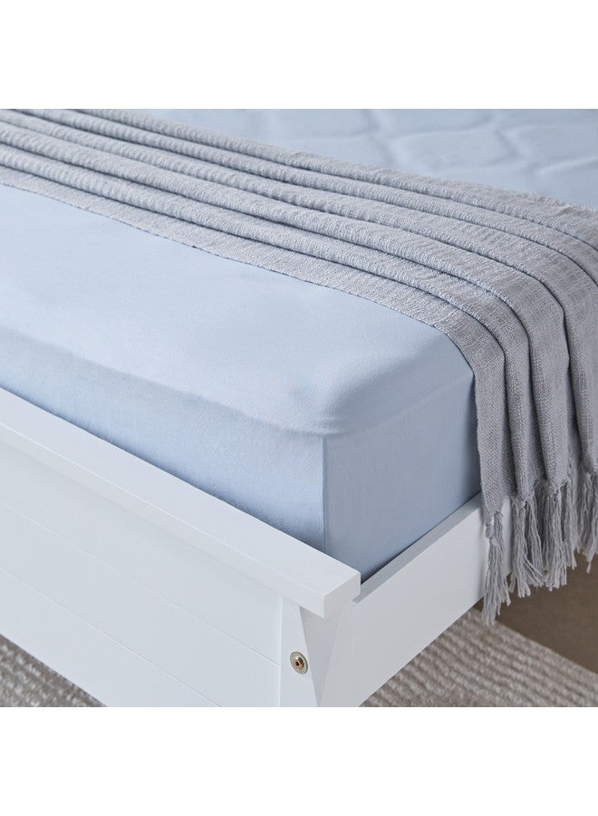 Home Box Bristol Polycotton King Fitted Sheet 200 x 25 x 180 cm - Image 3