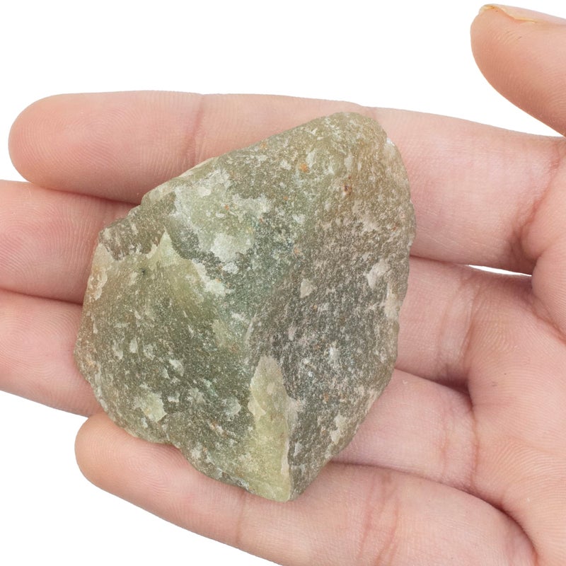 300 Carats 1 Pc Green Jade Rock Rough Stone 4050 mm Raw Crystals Rock Crystals and Healing Stones Rough Gemstones Rock Collection for Beginners Used as Crystal Therapy Meditation Reiki