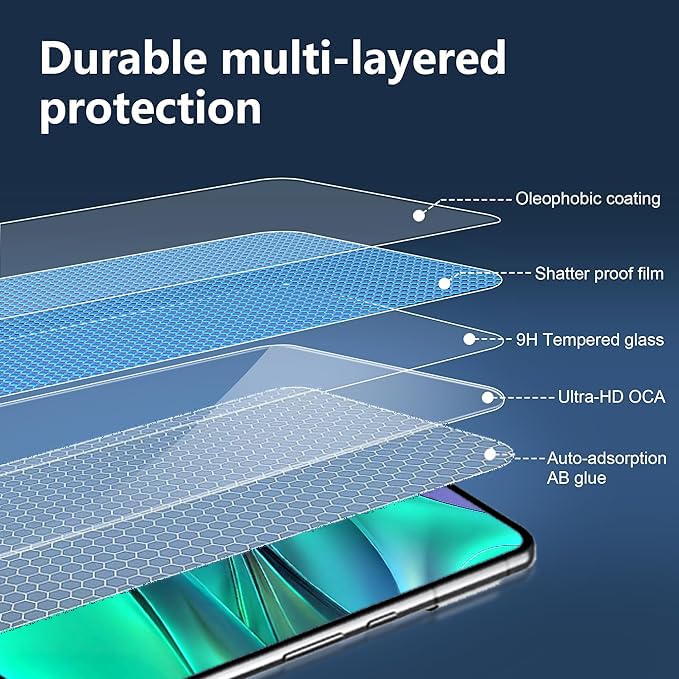 Mobilebies حماية شاشة زجاجية مقسّاة ممتازة لجهاز موتورولا إيدج 60 ستايلس (6.7 بوصة، عبوة من 1) | تغطية من الحافة إلى الحافة مع مجموعة سهلة للتثبيت - Image 4