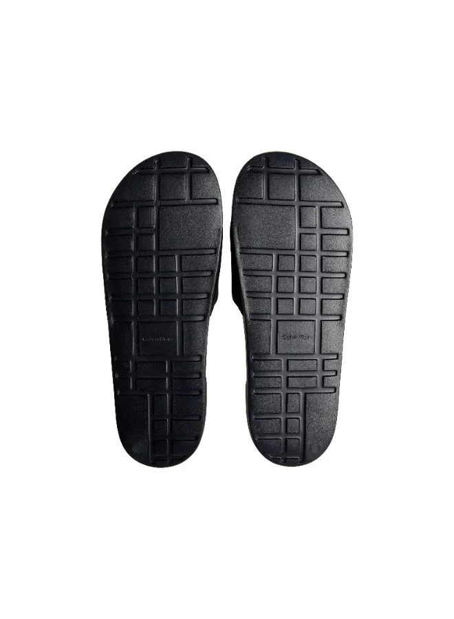 CALVIN KLEIN Triple Black Nemo - Canvas Signature Logo Sliders for Women | Best Price UAE