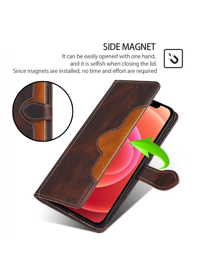 Zaboon Case For Infinix Hot 50 5G Skin Feel Magnetic Buckle Leather Phone Case - Image 5