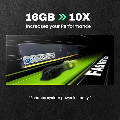 EVM 16GB DDR5 Desktop RAM Memory | 4800MHz | PC5-38400 | Long-DIMM | 288-Pin | CL19 | 1.1V Low Voltage | High Speed Performance | Intel & AMD Compatible | 10 Year Warranty (EVMT16G4800U88P) - Image 3