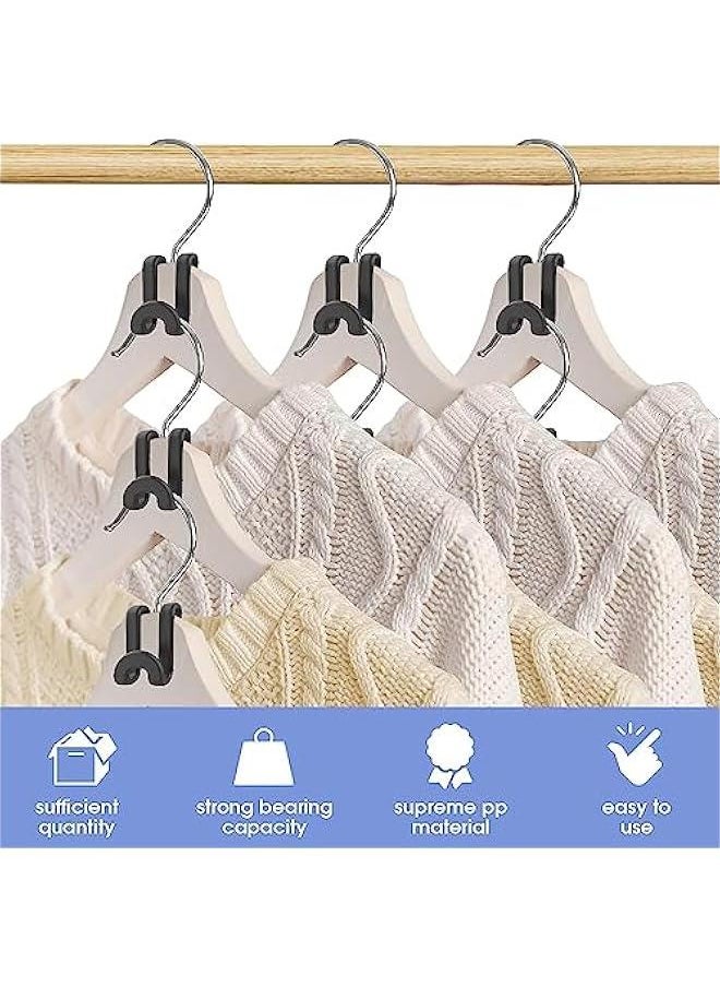 80 Clothes Hanger Connector Hooks Cascading Hangers e Saving Plastic Hanger Hooks e Saver Extender Cli for Veet Wooden Plastic Metal Hangers Heavy Duty Clothes Closet Black - pzsku/Z2502DCC07E13C14D1397Z/45/_/1727233613/327f36ba-b950-45bc-81ff-60d751a016ea