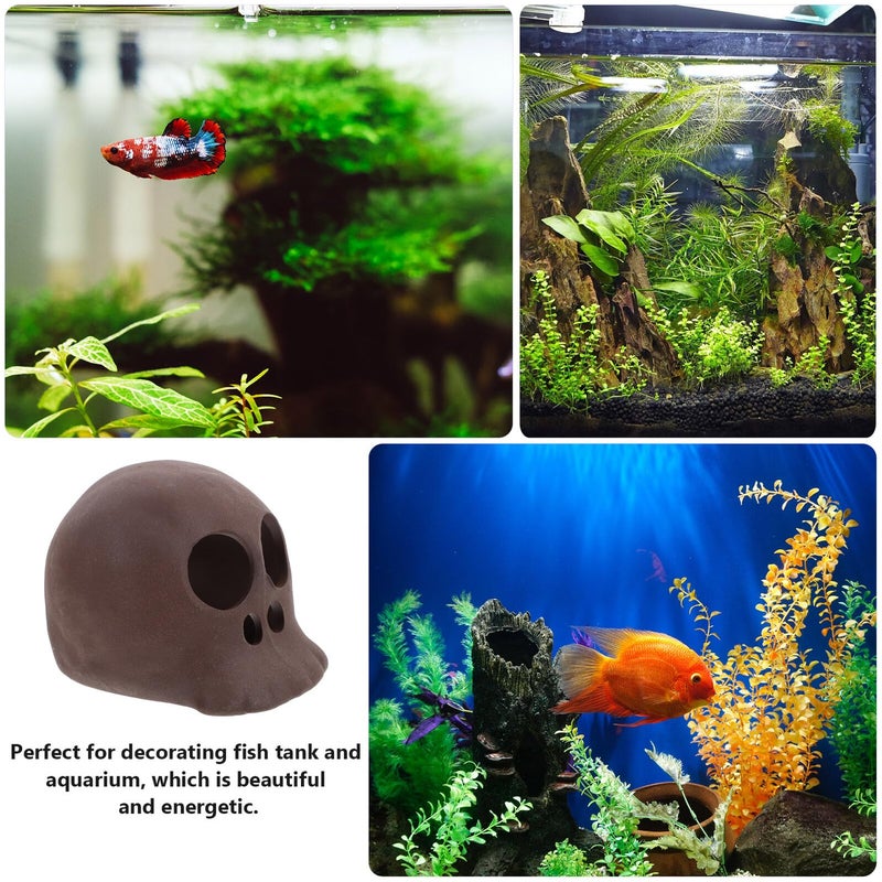 Ceramic Aquarium Shrimp Cave Hideout Shelter For Breeding Hiding Small Fish - Image 4