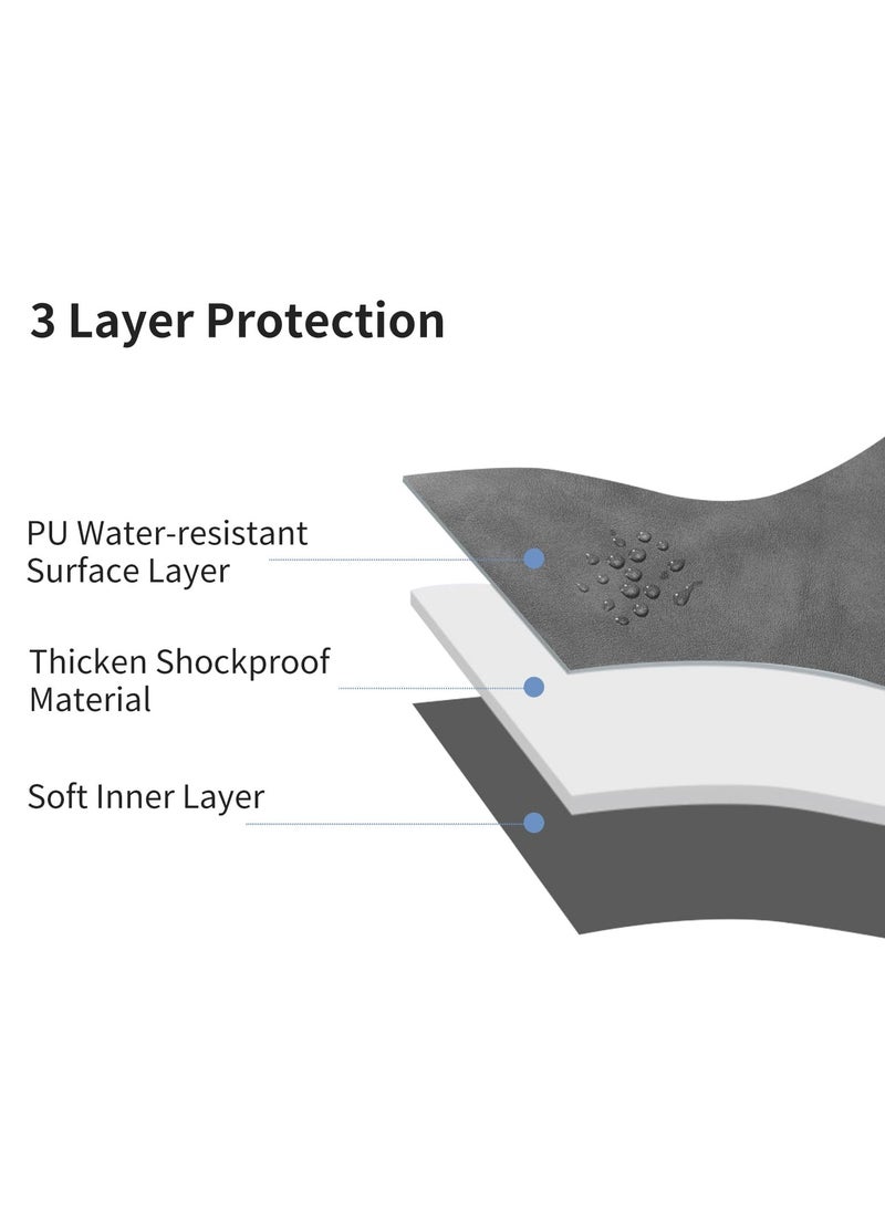 SYOSI 13-14.2 Inch Laptop Sleeve Case, Water Resistant with 3-Layer Protection, Compatible with MacBook, HP, Dell, Acer, Asus, Lenovo Notebooks, Computer Carrying Bag  - Image 3