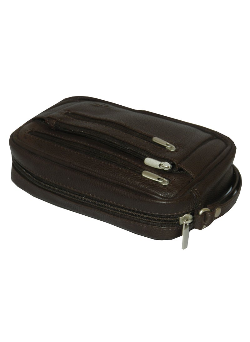 LAVERI LEATHER Laveri Genuine Leather Designer Hand Pouch For Travel  - Image 5