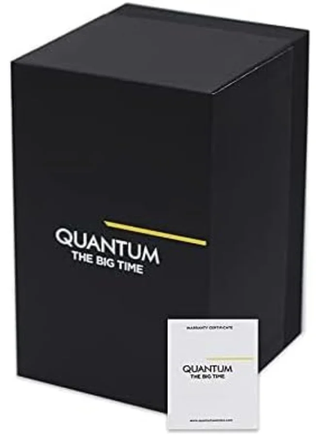 Quantum Men's Quartz Movement Watch, Chronograph Display and Silicone Strap - HNG814.351, Black, Black, Classic