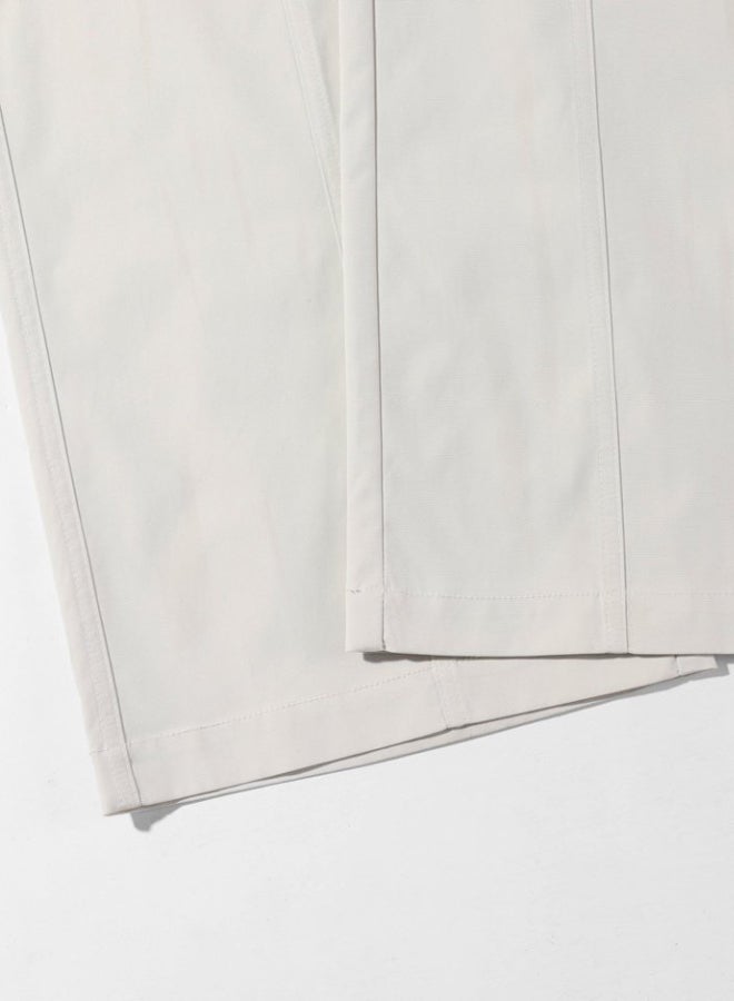 DR Men's Lightweight White Wide-Leg Pants - Minimalist Casual - Image 5