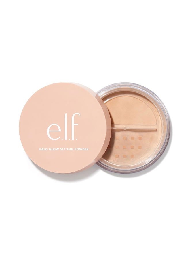 elf بودرة تثبيت هالو جلو سوفت فوكس، بودرة ناعمة للتثبيت لإنشاء توهج ناعم بدون لمعان، تنعم المسام والخطوط، متوسطة - Image 1