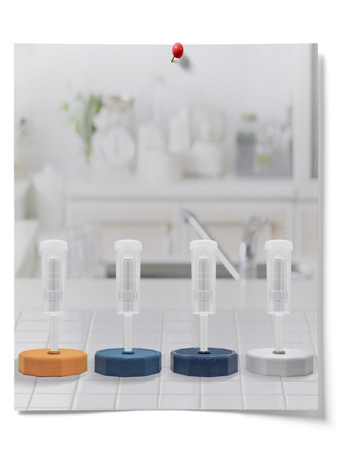 Fermentaholics 4-Pack Fermentation Lids with 3-piece Airlocks for Wide Mouth Mason Jars - Multicolored, Reusable, with Silicone Gaskets for Fermenting Vegetables, Sauerkraut, Kimchi, Liquids & More. - Image 4