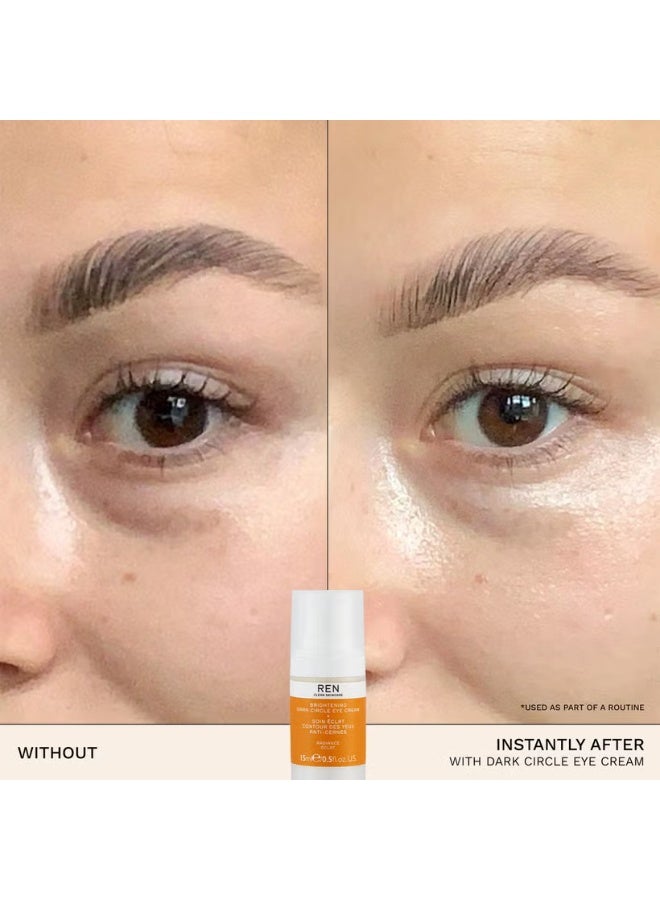 REN Clean Skincare Radiance Brightening Dark Circle Eye Cream 15ml - Image 2