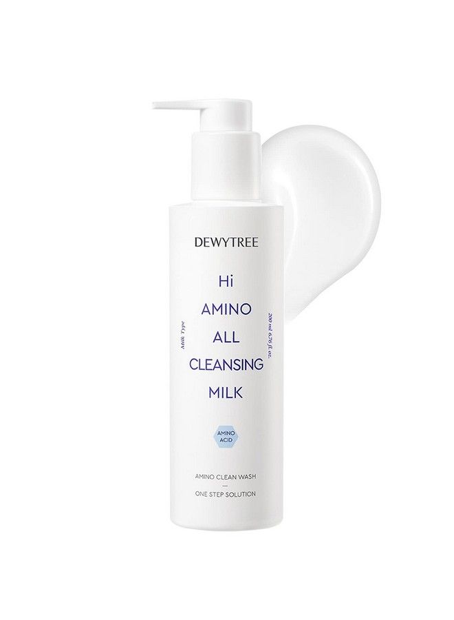DewyTree Hi Amino All Cleansing Hypoallergenic Mild Cleansing Milk Lotion 200Ml(6.76 Fl.Oz) For Irritated Skin Infused With Amino Acids Moisturizing Facial Cleanser To Improve Skin Elasticity - Image 2