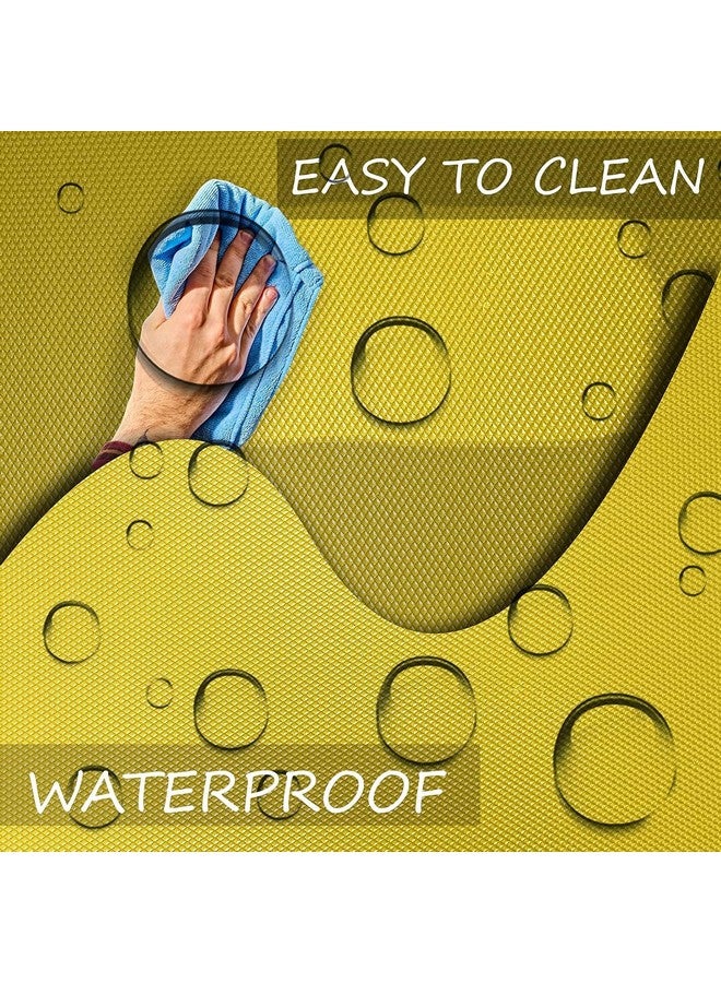 KayJen 400 GSM EVA Anti Slip Mat/Sheet for Fridge, Kitchen, Drawer, Shelf Liner, (45 cm X 5 m, Yellow),EVA - Image 4