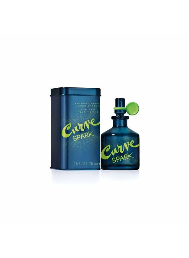 Curve Men's Cologne Fragrance Spray, Casual Cool Day or Night Scent, Curve Spark, 2.5 Fl Oz - Image 2
