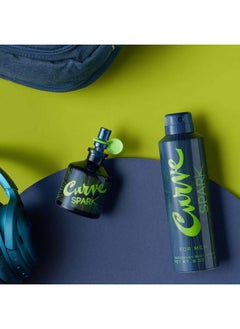 Curve Men's Cologne Fragrance Spray, Casual Cool Day or Night Scent, Curve Spark, 2.5 Fl Oz  - Image 3