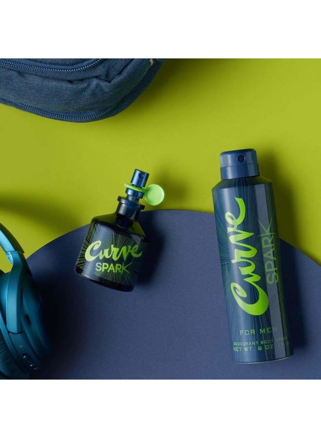 Curve Men's Cologne Fragrance Spray, Casual Cool Day or Night Scent, Curve Spark, 2.5 Fl Oz - Image 3