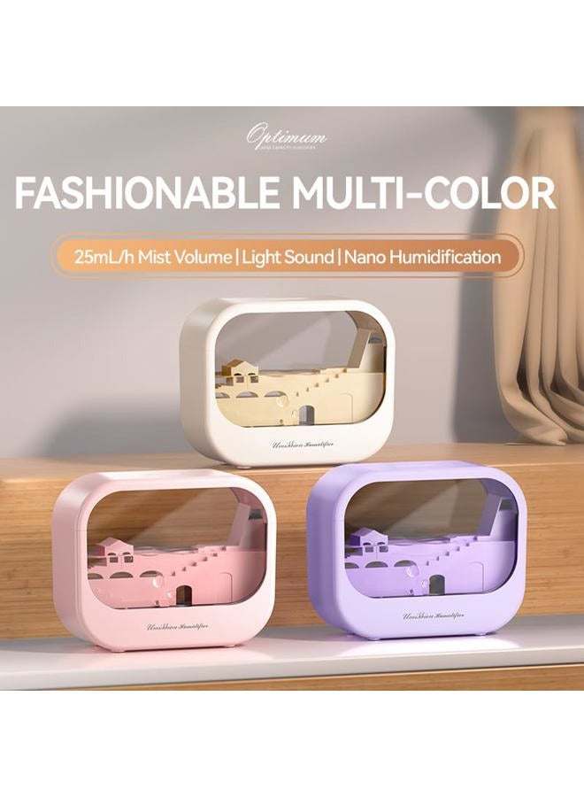 Dgffan Essential Oil Diffuser, Cute Humidifier with 7 LED Light Colors, Waterless Auto Shut-Off & Timer Setting Cool Mist Humidifier Diffuser for Spa Home Yoga Office Bedroom(Pink) - Image 4