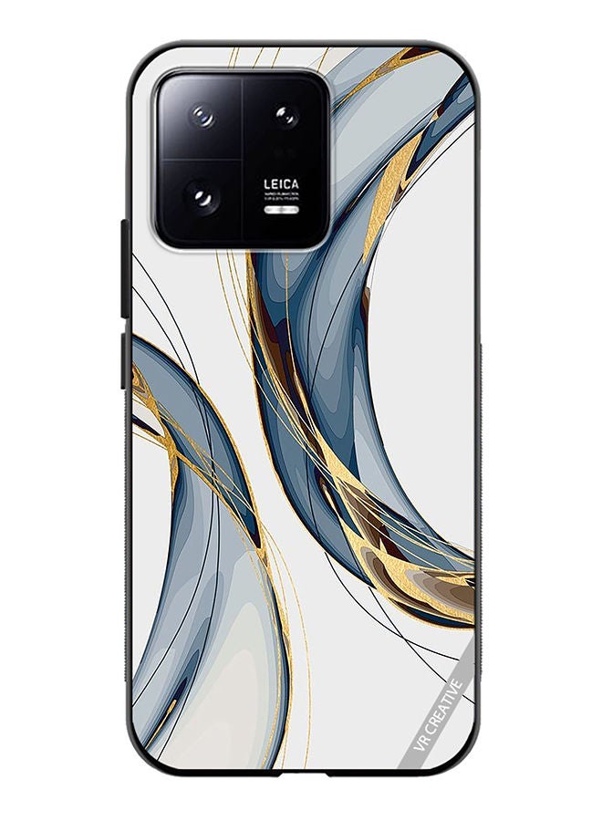 VR CREATIVE Protective Case Cover For Xiaomi 13 Digital Art Layers Design Multicolour - Image 1