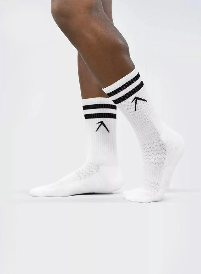 ويزارد مجموعة من 3 جوارب قطنية مزينة بخطوط