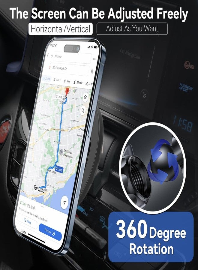 Zchan Car Phone Holder fit for Toyota C-HR 2024-2017,Air Vent Phone Mount fit for C-HR 【Strong Magnetic】,Custom fit Magnetic Phone Holder Compatible for All Phones - Image 4