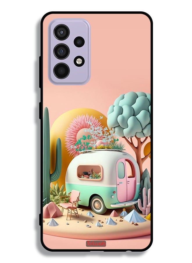 Tolwak Samsung Galaxy A52 4G Protective Case Cover Senercy Art - Image 1