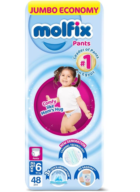 Molfix Pants Culottes Size 6 48 Diaper