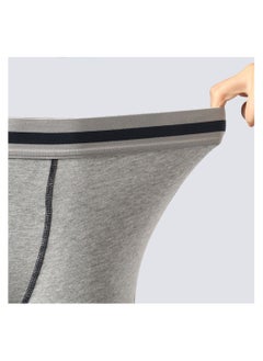 Generic 3 Pack Stretch Boxer Brief Underwear for Mens Soft Comfy Breathable Classics Cotton Plain Underwear Sport Open Fly Shorts,Long Underwear Mens  - Image 5