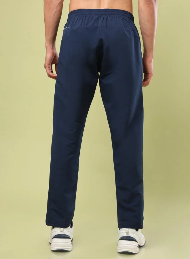 Technosport Technosport Solid Elasticated Trackpants with Pockets