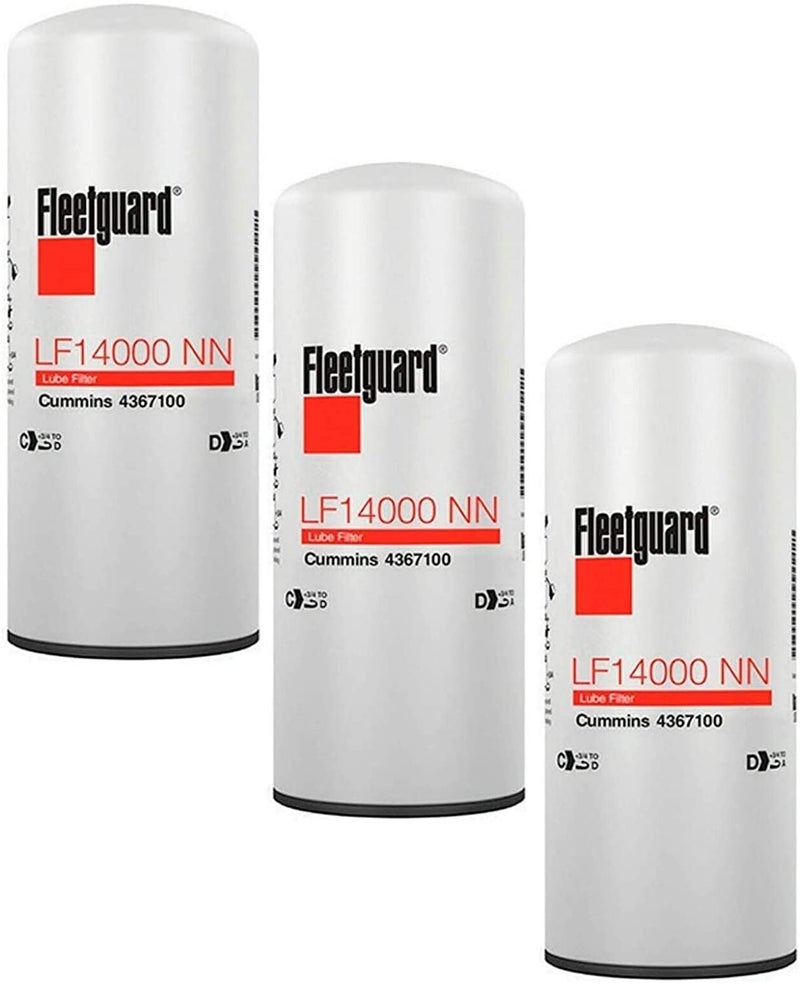 LF14000NN فلتر زيت فليتغارد عبوة من 3 قطع بديل لفليتغارد LF9080