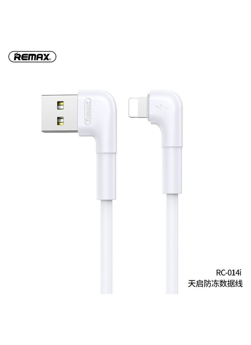 REMAX Data Cable-Apocalypse Antifreeze Cable Apple Rc-014I-White 