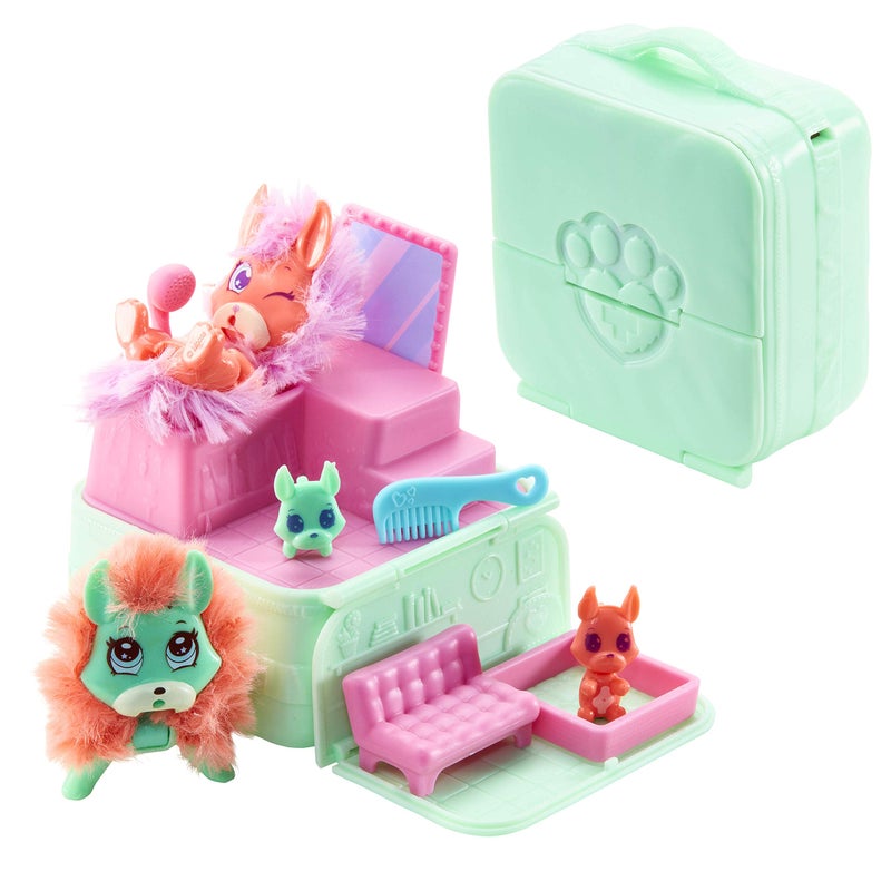 Scruff a luvs Little Live Pets Scruff Surprise Vet Rescue - Groom Set with Dog Family - Mini Collectible Scruff-a-Luvs - Image 2