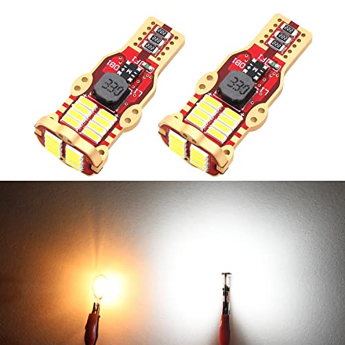 PHINLION 921 LED Bulbs for Backup Reverse Lights, 2600 Lumens Super Bright, 6000K White, 906 W16W T15 912 LED Back Up Bulb or Interior Map Dome Replacement Lamp, Non-polarity, Pack of 2 - Image 1