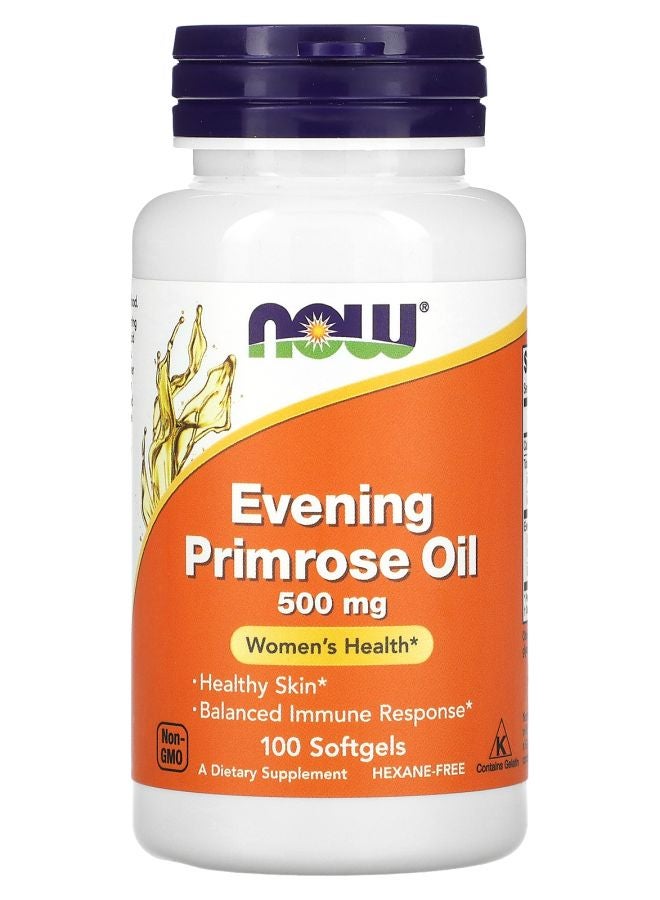 now Evening Primrose Oil 500 mg 100 Softgels