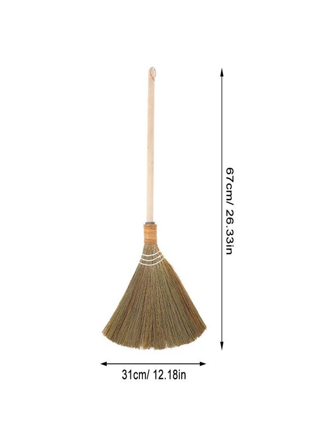 BESTYASH Handmade Soft Straw Broom with Removable Design for Indoor Dust Cleaning Natural Woven Broom for Living Room Bedroom and Kitchen Sweeping - Image 3