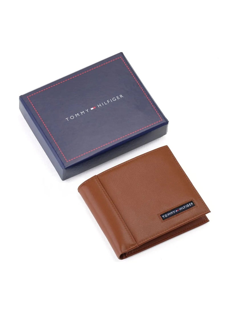 Tommy Hilfiger Plus - Tommy Hilfiger Genuine Leather Brown Men Wallet Card Case - Image 1